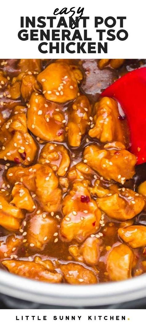 General Tso Chicken Crockpot, Instant Pot Chinese Recipes, Easy General Tso Chicken, General Tao Chicken, Poulet General Tao, General Tso's Chicken Recipe, Go To Meals, Supper Tonight, Instant Pot Soups