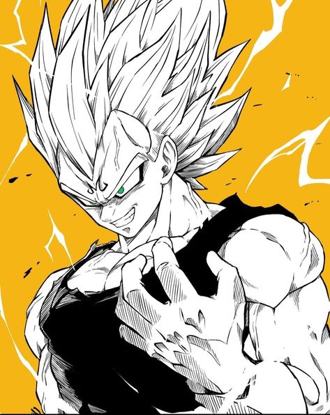 Majin M, Vegeta Manga, Dbz Drawings, Majin Vegeta, Dragon Ball Wallpaper Iphone, Dragon Ball Painting, Dragon Ball Super Artwork, Dragon Ball Art Goku, Dragon Ball Image