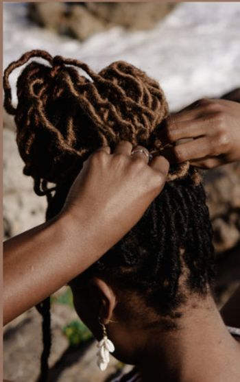 Loc Styles Women Updo, Long Loc Styles Women Updo, Long Loc Styles Women, Hairstyles For Locs, French Pins, Long Loc Styles, Women With Locs, Roller Set Hairstyles, Traditional Locs