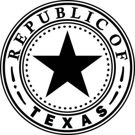 The Texas Revolution and the Republic of Texas Wild West Party Theme, Mood Broad, Texas Symbols, Texas Logo, Scrollsaw Patterns, Texas Revolution, Texas Tattoos, Texas Strong, Republic Of Texas