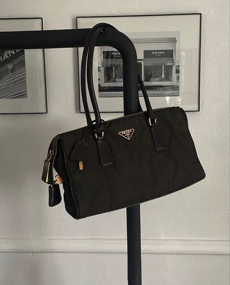 Prada Spectrum Bag, Prada Nylon Tote, Prada Nylon Bag, Prada Tessuto Bag, Prada Nylon Shoulder Bag, Prada Handbag, Bag Prada, Prada Logo, Prada Shoulder Bag