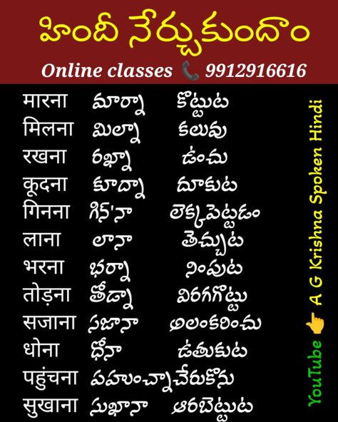 Learn Hindi through Telugu Hindi Learning For Beginners Telugu, Learn Hindi Through Telugu, Spoken Hindi, Hindi Learning, Earth Activities, Svg Animation, Hindi Language Learning, English Transition Words, Learn Hindi