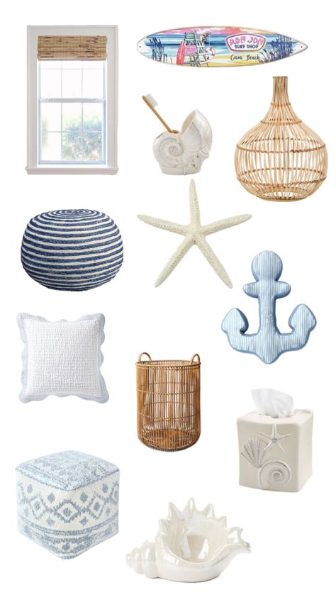 #beach#preppy#room decor Dorm Room Beach Theme, Charleston Room Decor, Cute Beachy Room Ideas, Room Collage Ideas, Blue Beachy Room, Preppy Beach Decor, Beach Preppy Room, Sand Bedroom, Bedroom Beach Theme