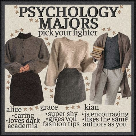 Psychology Major Outfits, Psychologist Outfit, Dark Academia Outfits, Dark Academia Outfit, Psychology Major, Academia Outfits, Academia Style, Dark Academia Fashion, Academia Fashion