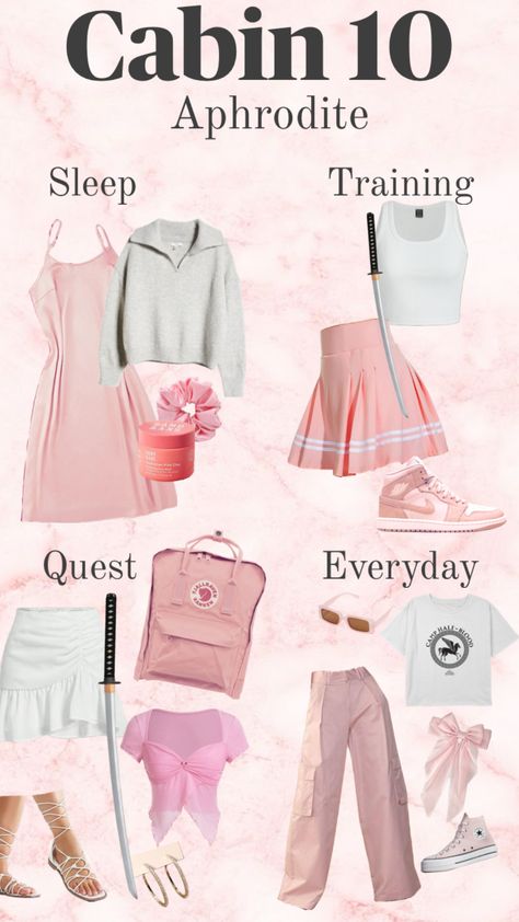 #cabin10 #aphrodite #outfit #percyjackson Aphrodite Outfit, Cabin Outfit, Aphrodite Cabin, Cabin 10, Venus In Libra, Percy Jackson Cabins, Percy Jackson Outfits, Aphrodite Aesthetic, Super Princess