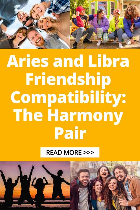 Curious about Aries and Libra friendship compatibility? Discover the potential harmony between these two zodiac signs. Find out how their strengths and differences can complement each other in friendship. Learn more about the unique bond that Aries and Libra can share based on their astrological traits. Explore the dynamics of this intriguing relationship and how they can navigate any challenges that may arise. Aries And Libra Friendship, Libra Friendship, Libra Characteristics, Aries Women, Aries Traits, About Aries, Aries And Libra, Aries Astrology, Women Friendship