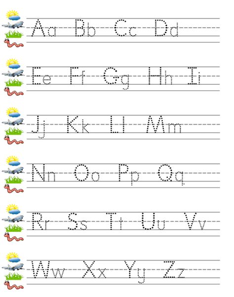 Sky Line Plane Line Grass Line Worm Line, Sky Writing Kindergarten, Grass Letters Alphabet, Sky Grass Dirt Handwriting, See The Picture And Write First Letter, 4 Lines For Writing English, Sky Grass Root Letters Worksheet, How To Write Letters, Letters Writing Practice