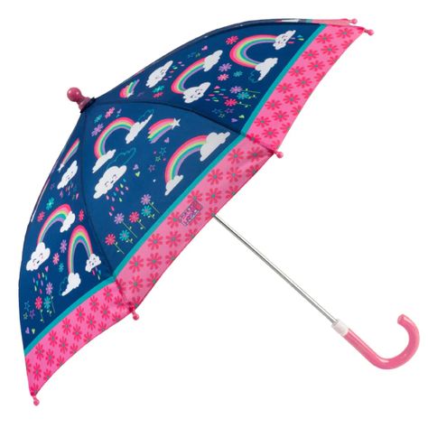 Stephen Joseph Childrens Kids Rainbow Print Umbrella Rainbow Umbrella, Unicorn Stuff, Kids Umbrellas, Coordinating Patterns, Baby Bubble, Singing In The Rain, Rainy Day Outfit, Girls Prints, Umbria