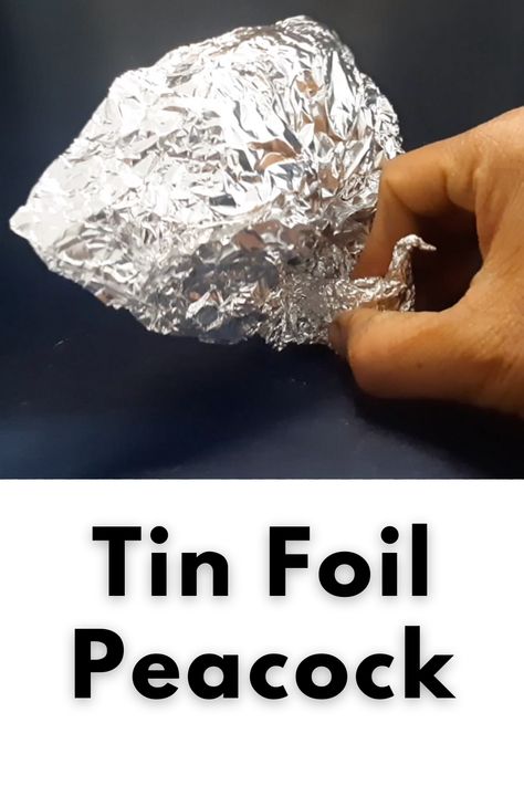 In this video, I make a beautiful peacock. You can do this with kitchen aluminum foil. With this step-by-step tutorial, beginners can very easily create one or more of these. Aluminum Foil Sculpture, Tin Foil Art, Aluminum Foil Art, Stencil Projects, Elementary Activities, Beautiful Peacock, Stick Crafts, Cement Crafts, Tin Foil