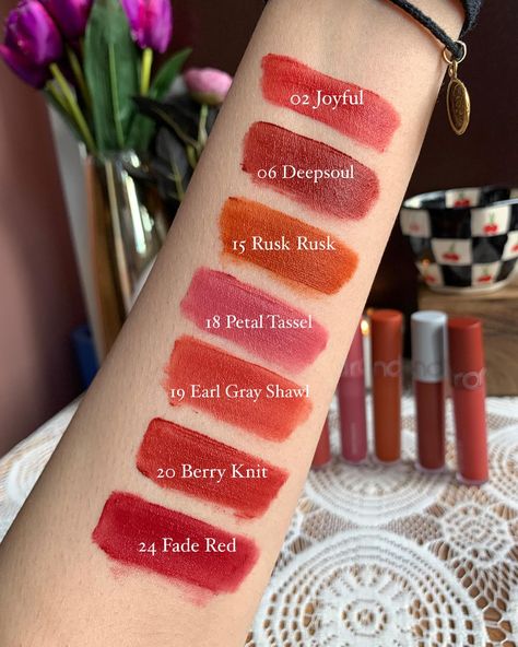 swatching @romandyou Zero Velvet Lip Tints💋✨🍑💕💄 available on @maccaron_beauty @tirabeauty @mynykaa @myntrabeauty 🛒🛍️ Lip Tints, Makeup Makeover, Lip Tint, Lips, Velvet, Makeup, Beauty, Quick Saves, Make Up