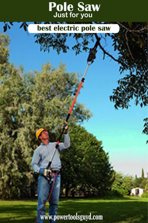 best electric pole saw Chainsaw Reviews, Electric Pole, Electric Chainsaw, Pole Saw, Garden Power Tools, Lawn Equipment, Tree Trimming, Lawn Care, Chainsaw