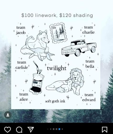 Twilight Saga Coloring Pages, Twilight Tattoos Aesthetic, Twilight Theme Tattoo, Edward Cullen Tattoo, Twilight Tattoos Ideas, Twilight Art Drawing, Twilight Clipart, Twilight Saga Tattoos, Twilight Doodles