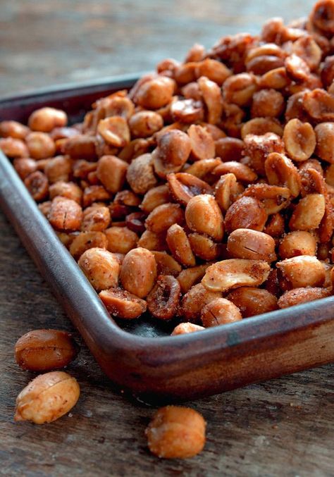 Sweet And Spicy Peanuts Recipe, Spicy Peanuts Snacks, Peanuts Recipes Snacks, Bar Nuts Recipes, Spiced Peanuts Recipes, Salted Peanuts Recipes, Hot Peanuts Recipe, Peanut Snacks Recipes, Peanut Recipes Snacks