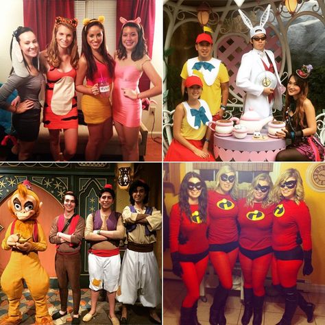 43 Disney Costumes You and Your Group Can DIY Disney Day Spirit Week Outfits Easy, Movie Character Day Spirit Week, Disney Day Spirit Week, Disney Character Outfits Spirit Week, Disney Princess Superhero, Disney Group Costumes, Easy Disney Costumes, Hipster Disney Princess, Every Disney Princess