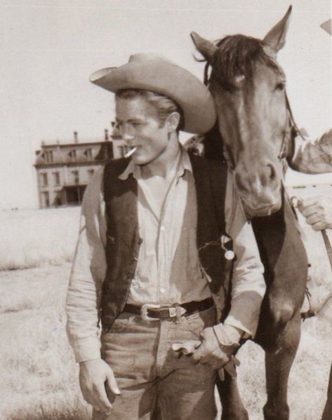 James Dean Giant, Vintage Cowboys, Cowboy Aesthetic, Behind Blue Eyes, Sea Wallpaper, Western Aesthetic, James Dean, Baby Cowboy, Cowboy And Cowgirl