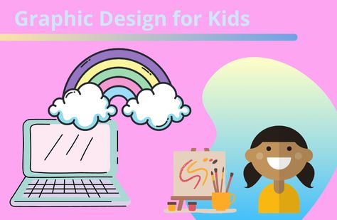 Graphic Design for Kids: The Ultimate Guide | Create & Learn Graphic Design Activities For Students, Elementary Graphic Design, Graphic Design Lesson Plans, Kids Art Space, Graphic Design Activities, Learn Graphic Design, Kids Graphic Design, Teaching Graphic Design, Design Fundamentals