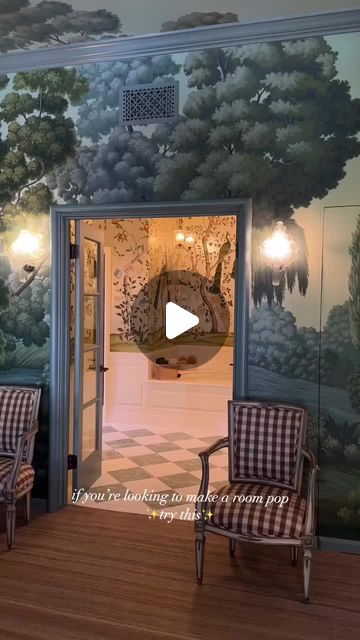 Jaqui Seerman on Instagram: "Beyond obsessed with this metallic wallpaper in the primary bath of the @degournay house, we’re hopeful we can convince some clients to dip their toes into the metallics trend because we think it can be timeless when done right and really make a space pop! Curious to know your thoughts on it 🤍
.
.
.
.
.
#interiortrends #interiorstyling #interiordesigntips #degournay #metallicinteriors #frenchcountrystyle #bathroomremodel #bathroomstyle #bathroomstyling #bathroomrenovations #bathroomdesign" Primary Bath, Metallic Wallpaper, French Country Style, Bathroom Style, Bathroom Styling, Interior Design Tips, Bathroom Renovations, Bathrooms Remodel, Interior Styling