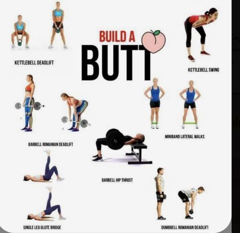 Kettlebell Deadlift, Single Leg Glute Bridge, Barbell Hip Thrust, Glute Workout, Kettlebell Swings, Glute Bridge, Hip Thrust, Glutes Workout, Kettlebell