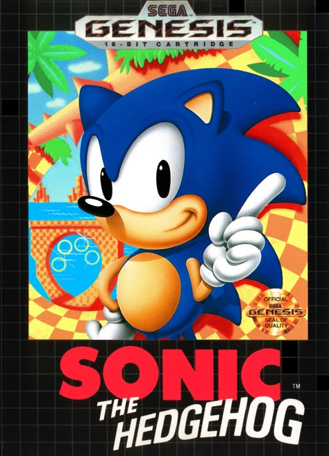 Original Sonic, Sega Genesis Games, Hedgehog Game, Sonic & Knuckles, Game Cover, Classic Sonic, Blue Hedgehog, Kid Cudi, Retro Video Games