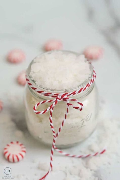 You all know I love a good homemade sugar scrub and so today I am so happy to share my recipe for my favorite Peppermint Sugar Scrub with you. This recipe is a bit different than my basic recipe for a sugar scrub you can find here, but it is still equally as luxurious and a favorite to keep by my kitchen sink so I can use it regularly. Keep reading for the full recipe below. Peppermint Sugar ScrubSugar scrubs are one of my absolute, all-time favorite DIYs. I save a TON of money (yay… Sink Scrub, Sugar Hand Scrub, Peppermint Scrub, Sugar Scrub Homemade Recipe, Peppermint Sugar Scrub, Mint Sugar Scrub, Coconut Body Scrubs, Peppermint Sugar Scrubs, Lemon Sugar Scrub