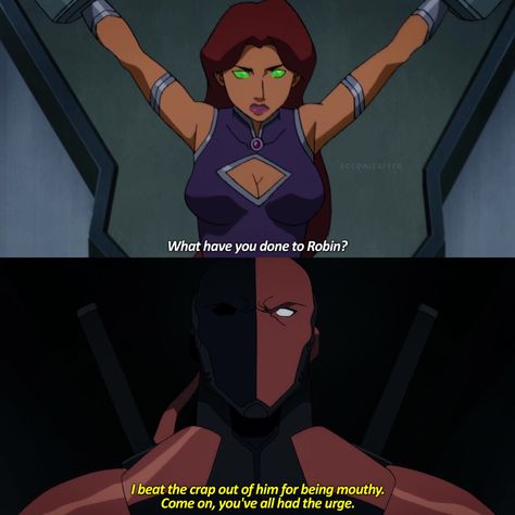 Judas Contract Teen Titans Judas Contract, Judas Contract, Raven Teen Titans Go, Original Teen Titans, Batfamily Funny, Funny Minion Pictures, Talia Al Ghul, Minion Pictures, Teen Titan