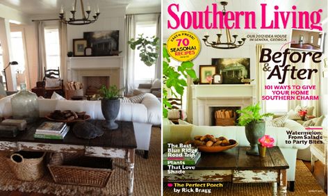 SL Plants That Love Shade, Fall Treats Recipes, Southern Living Magazine, House Before And After, Southern Accents, Southern Living Homes, Living Vintage, Vintage Style Decorating, Living Magazine