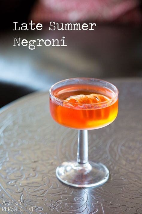 Negroni Recipe - A Spicy Perspective Bartender Skills, Late Summer Cocktails, Southwest Chicken Soup, Manhattan Recipe, Negroni Recipe, Coconut Mojito, Grapefruit Peel, Sweet Vermouth, Manhattan Cocktail