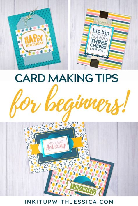 Making Your Own Greeting Cards, Card Making Tutorials For Beginners, Beginner Card Making, Card Making For Beginners, Diycards Cardmaking, Card Making Ideas For Beginners, Stamping Techniques Card Tutorials, Card Making Embellishments, Hobby Ideas