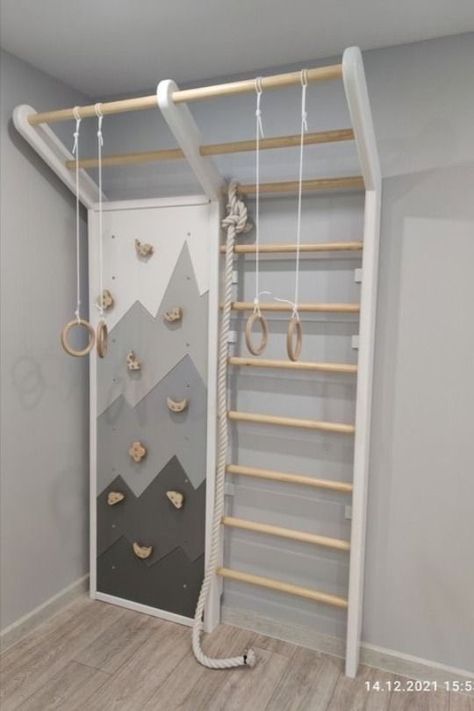 Indoor Climbing Wall, Indoor Playroom, Kids Rooms Inspo, Kids Room Interior Design, Kids Bedroom Inspiration, Baby Boy Room Decor, Kids Bedroom Designs, Kids Interior Room, Climbing Wall