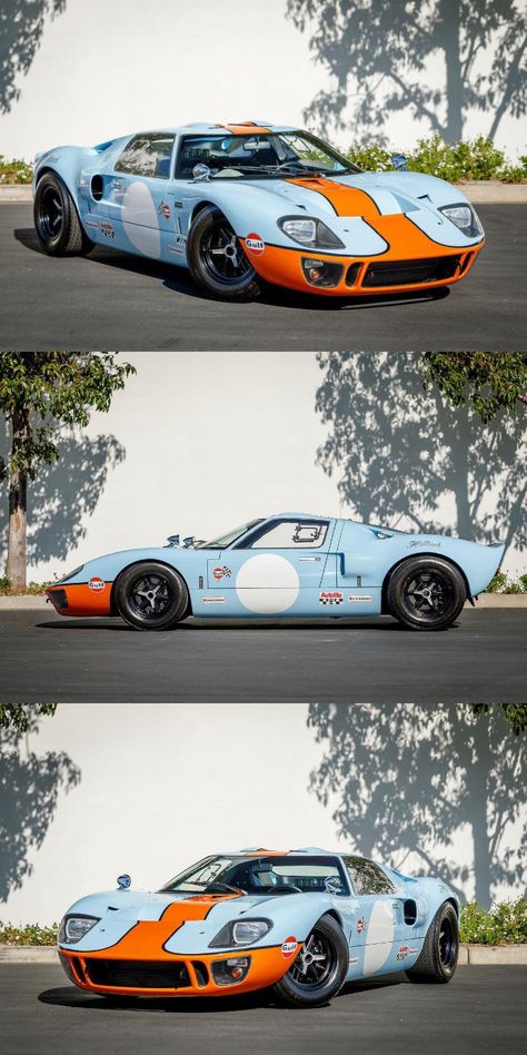 bored out engine 1966 Ford GT40 replica Car Party Theme, Aesthetic Car Wallpaper, Gulf Racing, Gt 40, Car Party, Car Drawing, Fast Sports Cars, Auto Retro, Aesthetic Car