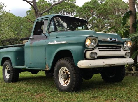 1958 Chevrolet Apache 3600 NAPCO 4x4 Chevrolet Apache, Chevy 4x4, Gmc Pickup Trucks, Classic Pickup Trucks, Gm Trucks, 4x4 Trucks, Mini Trucks, Chevrolet Trucks, Running Gear