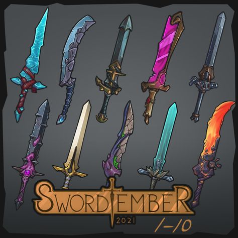 SwordTember 2021| practice (1-10), 🔥Aleks P. on ArtStation at https://www.artstation.com/artwork/xJaoL1 Wall Game, Diy Kids Games, Casual Art, Hidden Pictures, Minecraft Pixel Art, Game Concept, Game Character Design, What Is Your Favorite, Cartoon Tv