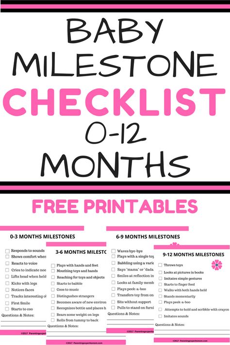 Free Baby Milestone Checklist: Are you wondering what milestones your baby will hit in the first year? Grab this free baby milestone checklist to keep track. Perfect for doctor appointments or to put in your baby book. All areas of infant development included: Cognitive skills, Motor Skills, Self Help Skills, Social Skills, and Language Skills. #Babychecklist #Infantdevelopment #Childdevelopment #Babymilestones #Babytips 9 Month Milestones, 12 Month Milestones, Pumping Moms, Baby Sleep Problems, Learning Strategies, Baby Milestone, After Baby, Baby Supplies, Pregnant Mom