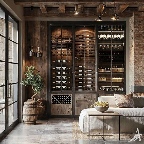 🍷✨Transform your house into a lavish retreat with our stunning iron wine rooms! 

✨ Contact us today for a personalized estimate and enhance the sophistication of your living space. 

#IronWorks #WineRooms #HomeImprovement #Ironworks #irondoors #ironwindows #iron #ironwinerooms #glasswinerooms #glasswalls #Glass #homerenovation🏡💼 Wine Sitting Room Ideas, Wine Sitting Room, Wine Rooms In House, Rooms In House, Sitting Room Ideas, Wine Room Design, Custom Wine Room, Bourbon Room, Wine Rooms