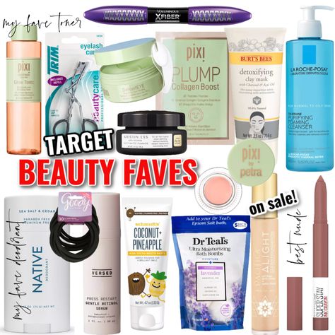 The Best Beauty Products You Can Buy At Target Must Have Target Products, Target Face Products, Walmart Beauty Must Haves, Target Skincare Must Haves, Target Self Care Products, Target Beauty Must Haves, Best Target Finds, Target Skincare, Walmart Beauty