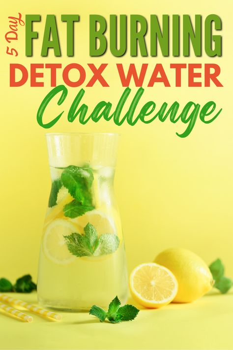 One gog detox water put on the table Best Detox Water, 5 Day Detox, Detox Water Fat Burning, Healthy Nutrition Plan, Water Challenge, Lemon Diet, Detox Challenge, Detox Water Recipes, Fat Burning Smoothies