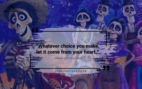 "Success doesn’t come for free. You have to do whatever it takes to seize your moment." Ernesto de la Cruz, Coco Coco Quotes Disney Remember Me, Coco Quotes Disney, Coco Movie Quotes, Senior Quotes Disney, Coco Quotes, Quotes From Disney, Life Quotes Disney, Pixar Quotes, Grad 2023