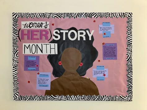 Bulletin Board Womens History Month, Women Empowerment Bulletin Board, Womens History Bulletin Board Ideas, Women’s Month Bulletin Board, Woman’s History Month Bulletin Board, Womens Month Bulletin Board, Womens History Month Display, March Ra Bulletin Boards, Womens History Month Bulletin Board Ra