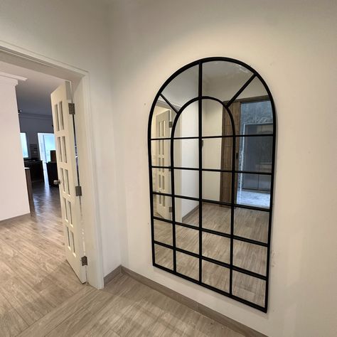 A statement piece for a statement space. The Astrid window mirror is the perfect fit for your Entryway, Hallway, Dining area, Patio and Living room redefining both aesthetic and ambiance. Available at #mirrorplug (order with link in bio) Window Mirror, Entryway Hallway, Dining Area, Hallway, Link In Bio, Entryway, Perfect Fit, Patio, Mirror