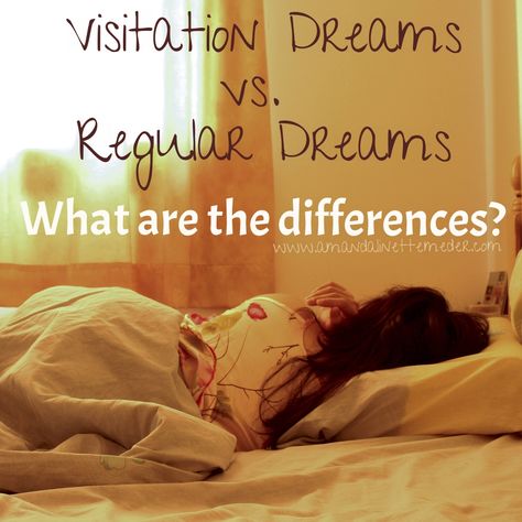 Regular Dreams vs. Spirit Visitations. How can I tell a regular dream  versus a visitation dream from a loved one? Find out here >>> Mind Body Soul Connection, Sleep Dream, Dreams And Visions, Spiritual Living, Healthy Advice, Dream Symbols, Dream Meanings, Psychic Development, Soul Connection