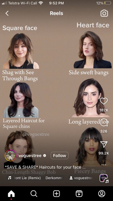 Hairstyle For Heart Face, Bangs For Heart Shaped Face, Heart Shaped Face, Shaggy Bob, Heart Face, Heart Face Shape, Square Faces, Retro Hairstyles, Beauty Standards