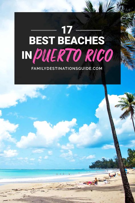 17 Best Beaches in Puerto Rico — Top Public Beach Spots! Beach Vacation Tips, Vieques Puerto Rico, Puerto Rico Beaches, Puerto Rico Trip, Puerto Rico Vacation, Caribbean Destinations, Usa Beaches, Caribbean Vacations, San Juan Puerto Rico