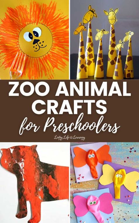 Do you have an animal lover? Here is a list of Zoo Animal Crafts for Preschoolers as a great way to introduce them to the amazing animal kingdom. If you love these activities, go and Animal Art Preschool Activities, Prek Zoo Crafts, God Made Animals Craft, Asian Animals Preschool, God Made Animals Craft Preschool, Zoo Lesson Plans Preschool, Preschool Jungle Activities, Animal Theme Crafts, Zoo Animal Crafts For Toddlers