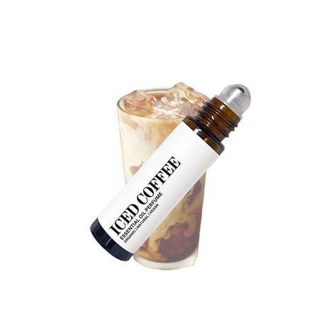 This all natural and organic Iced Coffee Perfume Oil is the perfect fragrance for any coffee lover looking for a sweet and dreamy scent to wear. HOW IT SMELLS This perfume has a fresh coffee aroma accompanied by a hint of creamy vanilla and icy mint notes. INGREDIENTS  Fractionated coconut oil, coffee, vanilla and spearmint essential oils. PRODUCT PACKAGING This product is made in a 10mL glass bottle with a stainless steel roller ball and plastic cap. HOW TO USE Roll on wrist, temples, back of t Perfume Oil Aesthetic, How To Smell Like Coffee, Smell Like Coffee, Coffee Perfume, Coconut Oil Coffee, Coffee Vanilla, Organic Perfume, Coffee Aroma, Spearmint Essential Oil