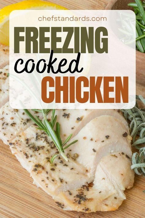 Have you prepared too much chicken you don’t want to go to waste? Are you wondering: Can you freeze cooked chicken? Here’s how to do it. Freezing Grilled Chicken, Can You Freeze Cooked Chicken, Cook And Freeze Chicken, How To Freeze Cooked Chicken, Freeze Shredded Chicken, Freeze Cooked Chicken, Meat Boards, Freezing Cooked Chicken, Freezing Meat