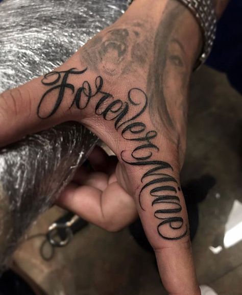 Cholo Tattoo, Cool Finger Tattoos, Austin Tattoo, Side Hand Tattoos, Tattooed Woman, Cursive Tattoos, Meaningful Tattoo Quotes, Knuckle Tattoos, Men Tattoos Arm Sleeve