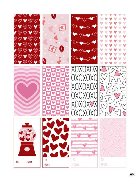 Free Printable Valentines Tags, Scrapbook Accessories, Anniversary Scrapbook, Fancy Pens, Love Scrapbook, Free Printable Tags, Heart Coloring Pages, Love Coloring Pages, Valentine's Day Printables