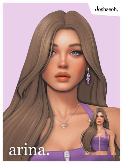 Sims 4 Long Hair CC: Straight, Wavy, Braids & More - We Want Mods Sims 4 Cc Mom Hair, Sims 4 Claw Clip Hair, Sims 4 Long Hair Cc, Sims 4 Long Hair, Wavy Braids, Sims Outfits, Sims 4 Hair Male, Female Sims, Cc Folder