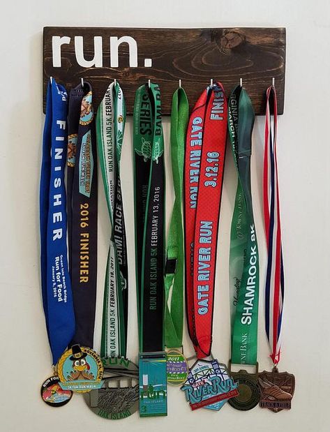 Best Gifts for Runners - Race Medal Holder Runner Medal Display, Race Medal Holder, Race Medal Displays, Running Medal Display, Runner Gifts, Running Medal Holder, Race Medals, Running Medal, Running Medals