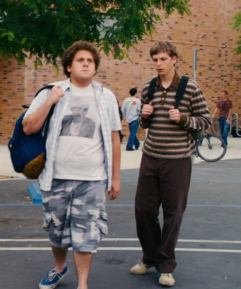 Movie Duos, Bad Film, Famous Duos, Duo Costumes, Jonah Hill, Michael Cera, Scott Pilgrim, Love Movie, Iconic Movies